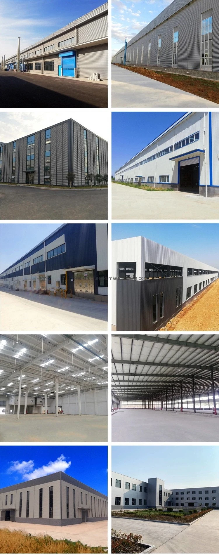 Pre Engineered Building Manufacturing Factory House Long Span Steel Structure Workshop Building