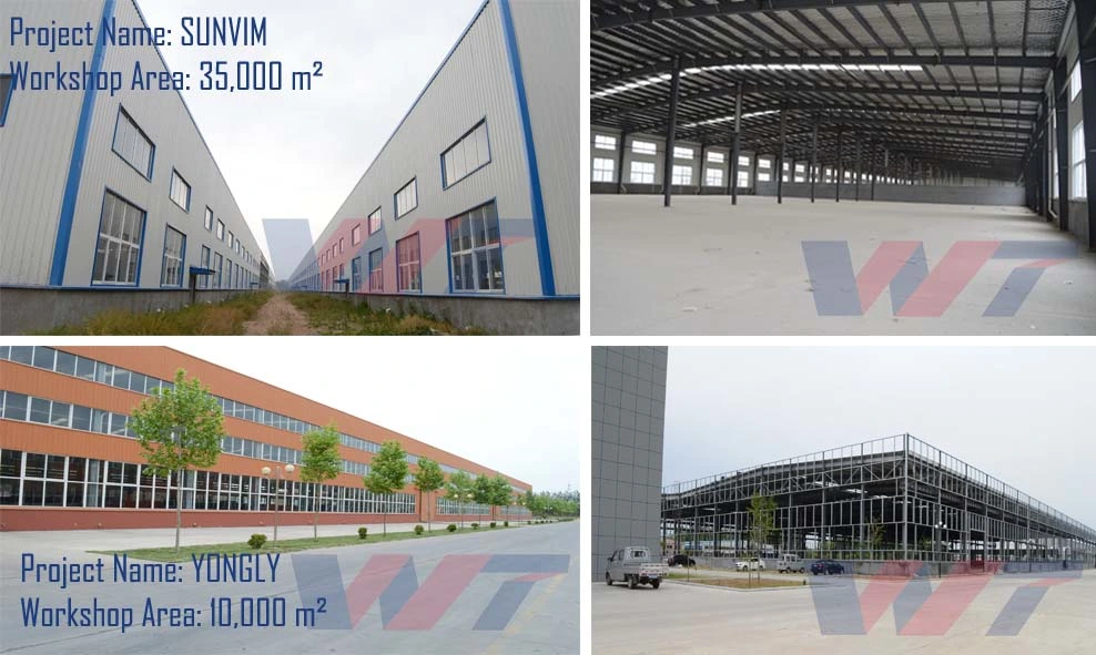 Large Span Prefabricated Steel Structure Frame for Pre-Engineered Steel Structure Building