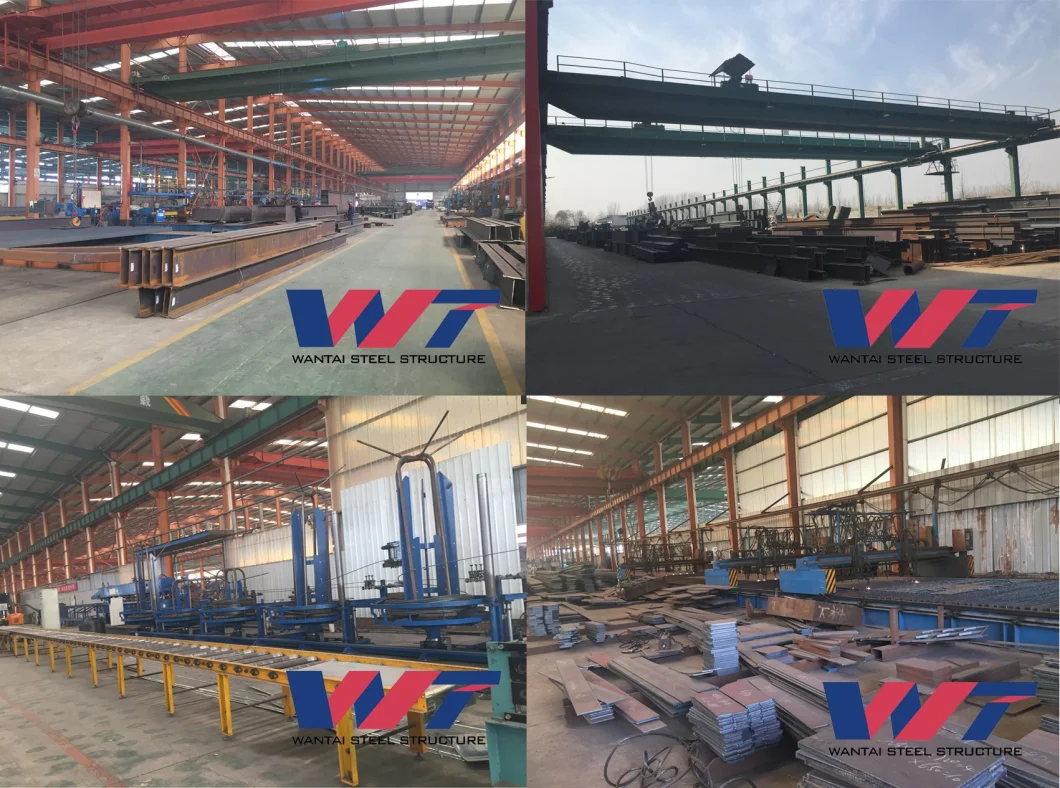 Large Span Prefabricated Steel Structure Frame for Pre-Engineered Steel Structure Building