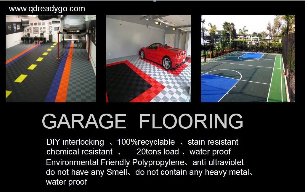 Eazy to Install PVC Interlocking Floor for Garages Floor, Basements Floor