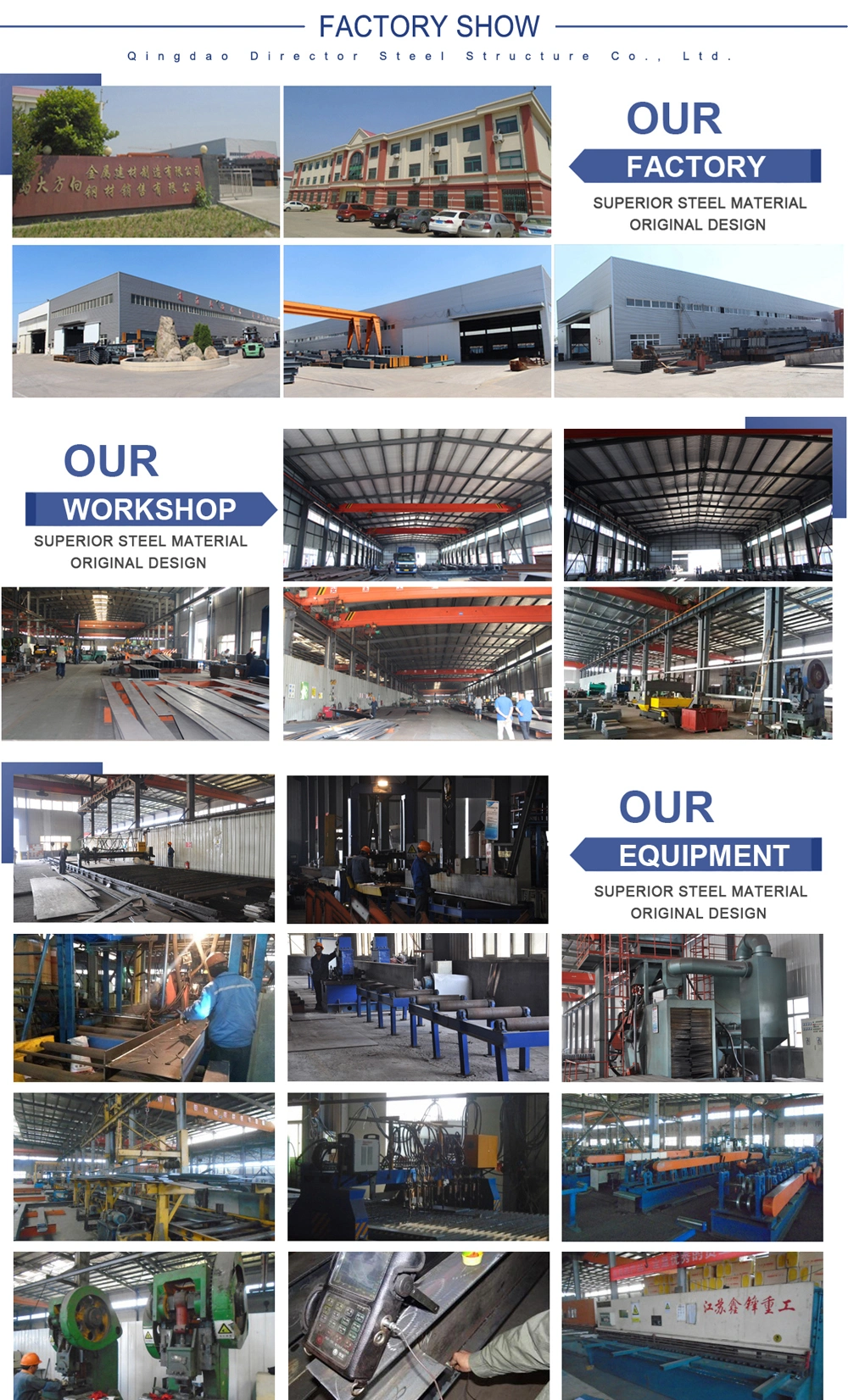 China Light Gauge Structural Steel Frame Design Structure Warehouse Construction