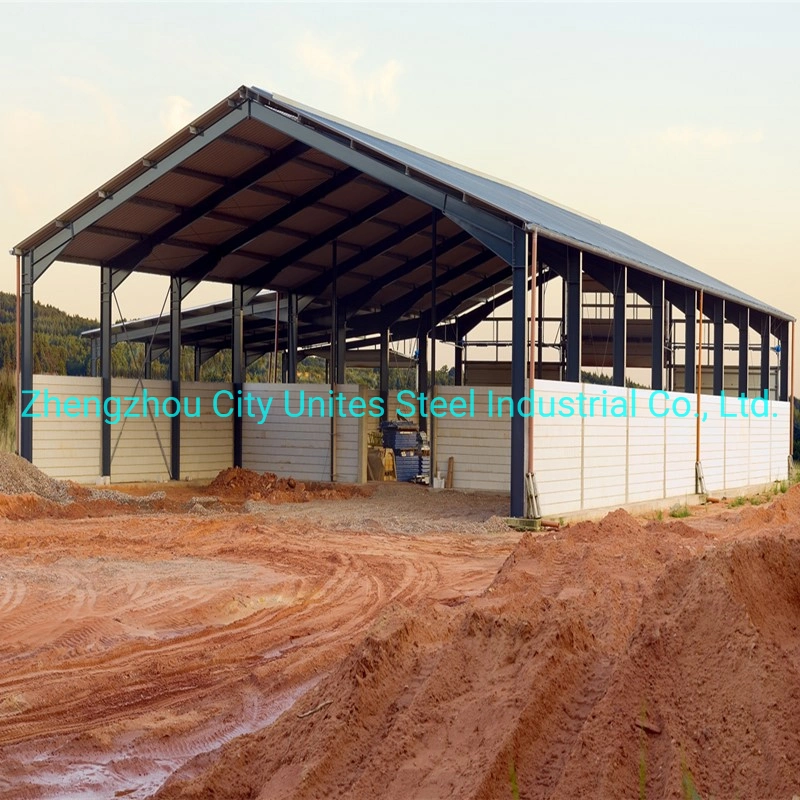 South Africa Light Gauge Steel Structure Large Prefab Storage Sheds