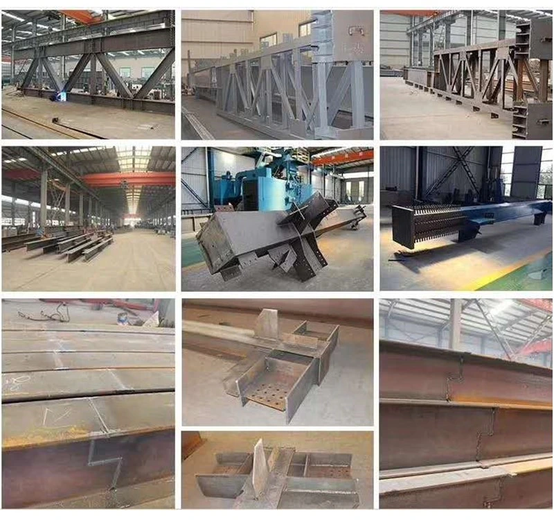 Prefab Steel Frame Structure Fabrication Pre Engineered Metal Structural Building Steel Workshop