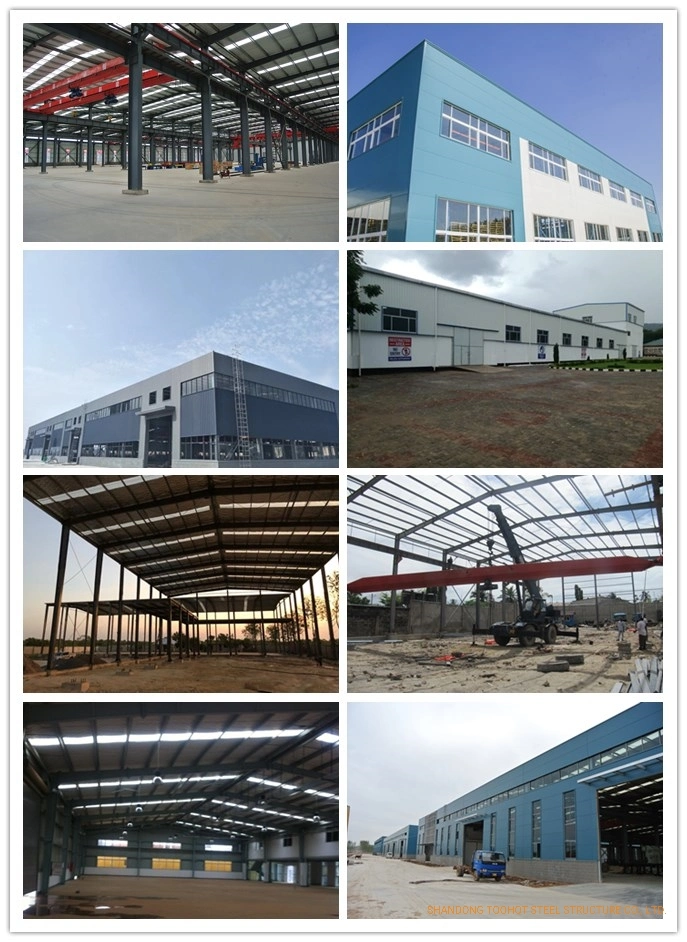 Construction Material Prefab Metal Steel Structure Building/ Heavy Pre Engineered Steel Workshop