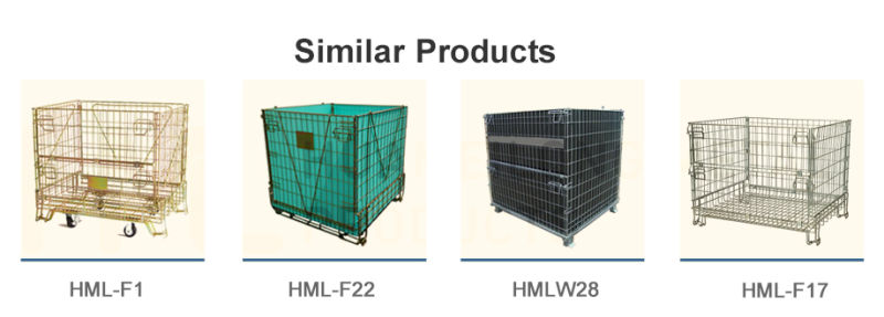 High Quality Industrial Stackable Movable Storage Forklifts Wire Mesh Containers