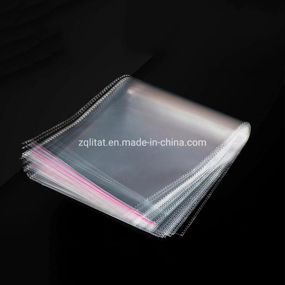 Clear Self Adhesive OPP Bags Clear Poly T-Shirt Plastic Bags Cellophane Bags for Breads