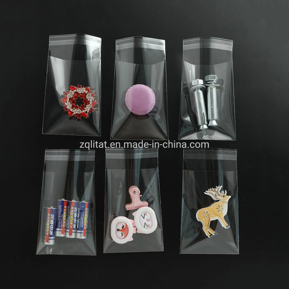 Clear Self Adhesive OPP Bags Clear Poly T-Shirt Plastic Bags Cellophane Bags for Breads