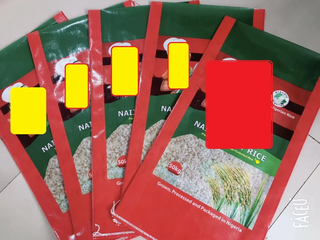 Plastic PP Woven Bag for Fertilizer, Rice, Cement, Feed, Seed 5 10 25 50 Kg