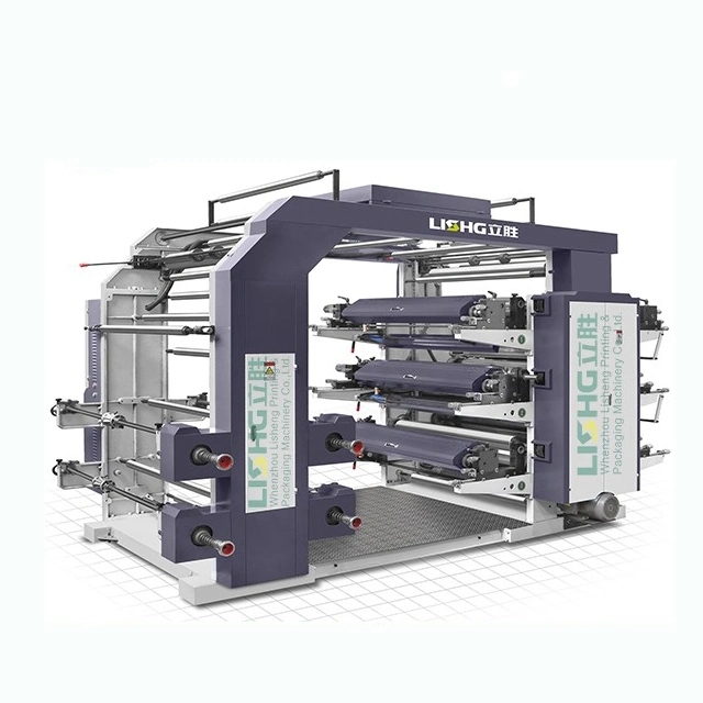 4 Color Flexo Printing Machine for BOPP PE CPP PVC Paper Non Woven Fabric PP Woven Sacks Print