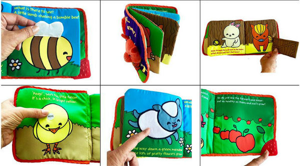 Best Gifts Baby First Memory Toddler Educational Toys Fancy Fabric Cloth Books