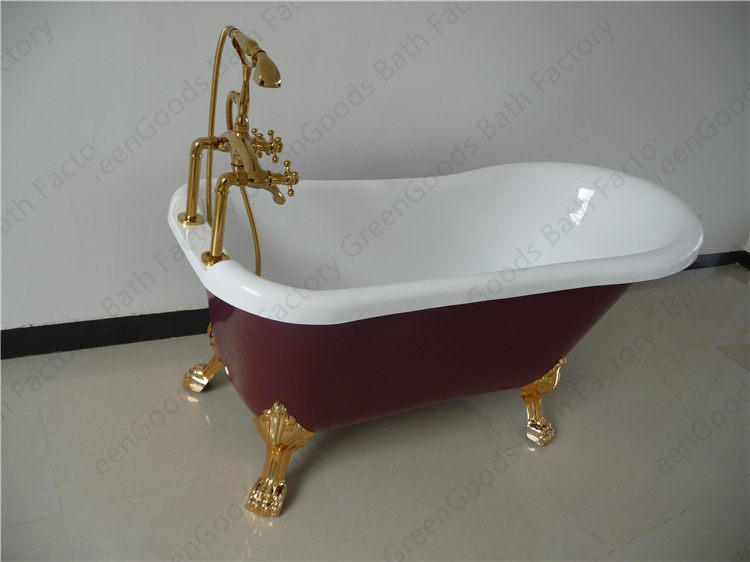 Wholesale Poland Large Plastic Acrylic Clawfoot Bath Tubs for Adults