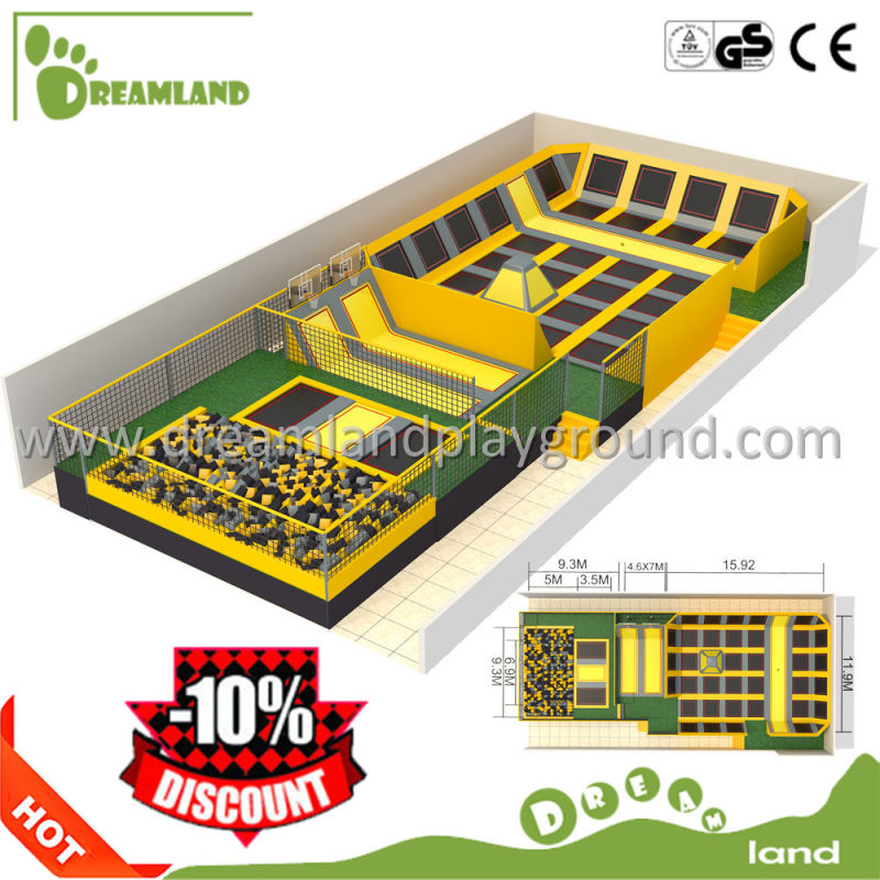 Wholesale Free Shipping Kids Amusement Indoor Park for Sale Commercial Large Trampoline