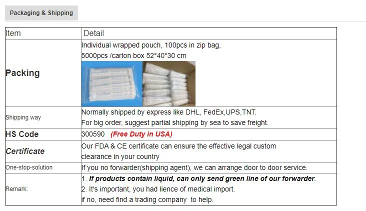 Nasopharyngeal Swab Cells Specimen Collection Nylon Flocked Swab Buccal Swab Oral Cells Sampling DNA Test Kit Flocked Swab