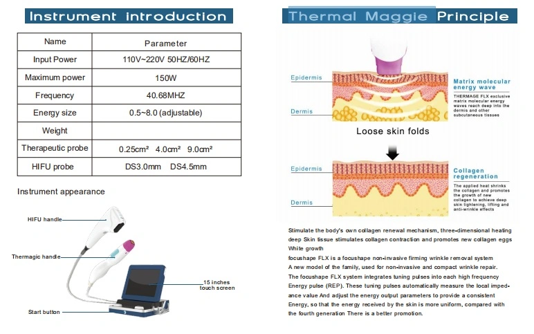 9 Hifu  Thermal Maggie  Beauty Hifu Machine for Sales