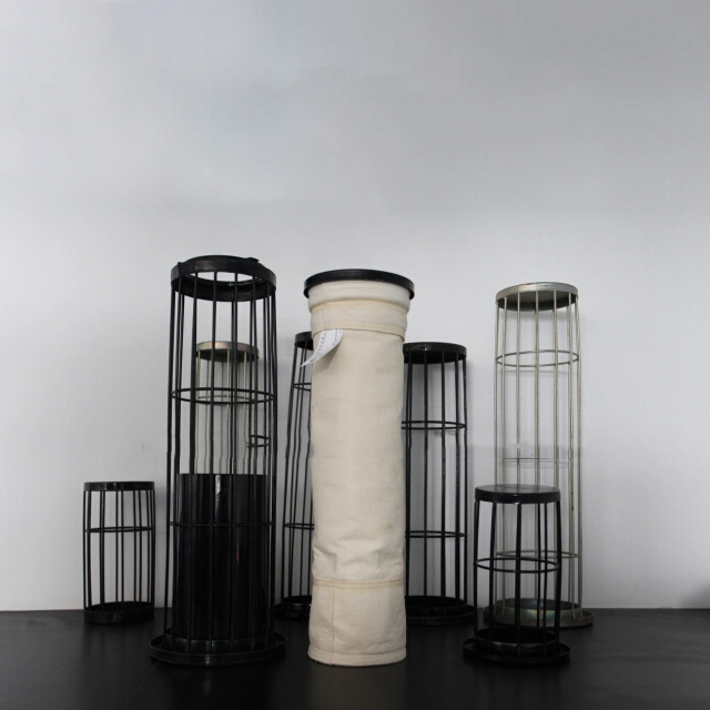 Yuanchen Manufacture Supply Filter Bag Cartridge Round  Style Flat  Style Steel Filter Bag Cage