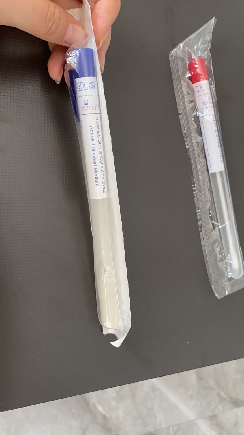 Throat Swab Polyster Swab in Tube