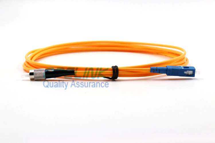 SC/PC-FC/PC  Sm Simplex 9/125 Optical Fiber Patchcord  3m