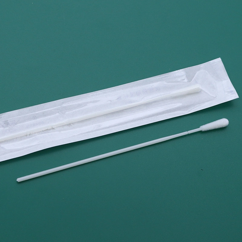 Factory Wholesale Disposable Collection Swab Nasopharyngeal Nylon Flocked Swab, Disposable Sterile Cervical Sampling Swabs, Nylon Flocked Collection Swab