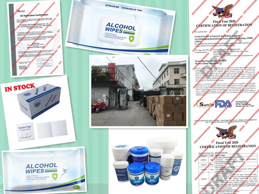 1PCS Per Bag, Individual Packing,   Hand Disfincting Cleaning Wipes, Alcohol Wet Wipes for Daily Cleaning 