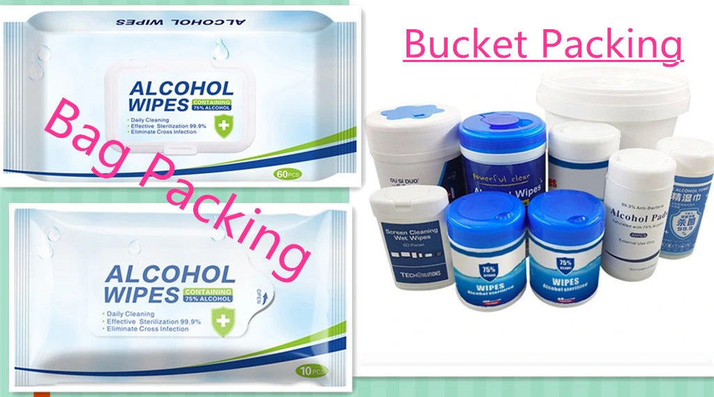 1PCS Per Bag, Individual Packing,   Hand Disfincting Cleaning Wipes, Alcohol Wet Wipes for Daily Cleaning 