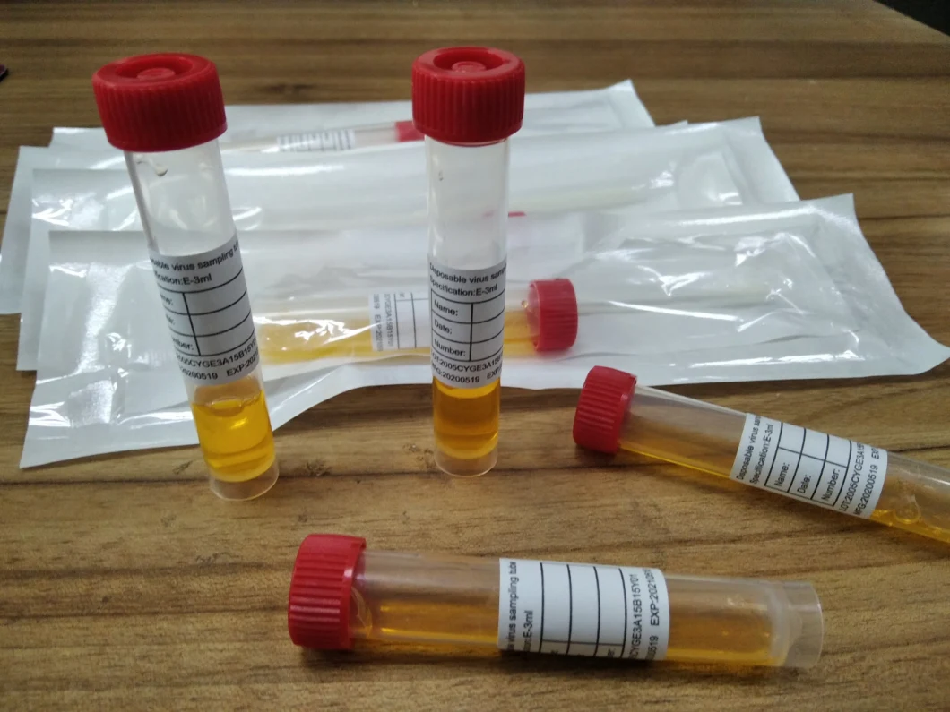 Factory Direct Virus Specimen Sampling Test Swab Tube Collection Universal Viral Transport Media Virus Sampling Tube