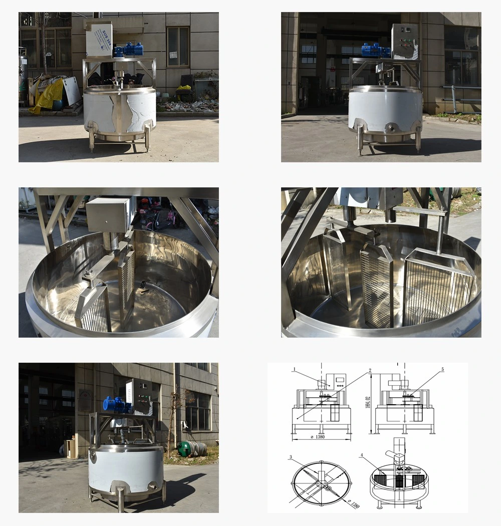 New Product Cheese Making Machine Cheese Vat Cheese Processing Equipment