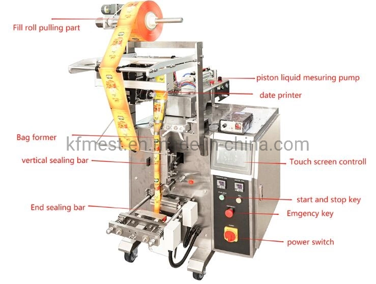 Cashew Paste Almond Tahini Sesame Nut Butter Mill Chilli Paste Milk Peanut Butter Sachet Packing Machinery