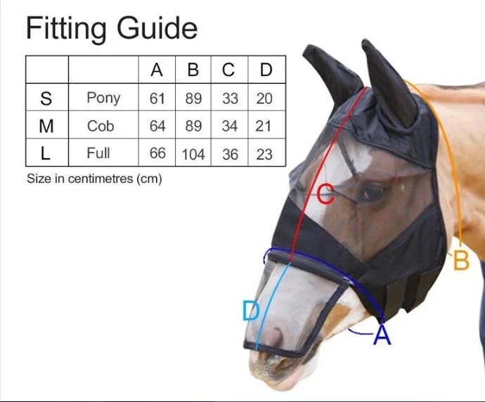 Equestrian Products Horse Saddle Equestrian Helmet Riding Horse Hat Horsewhip Riding Gloves Horse Flying Mask Comfortable Anti Mosquito Horse Mask