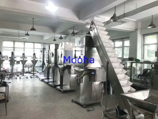 Semi Automatic Pesticide Feed Rice Premix Granule Weighting Filling Beans Coffee Snacks Packing Machine