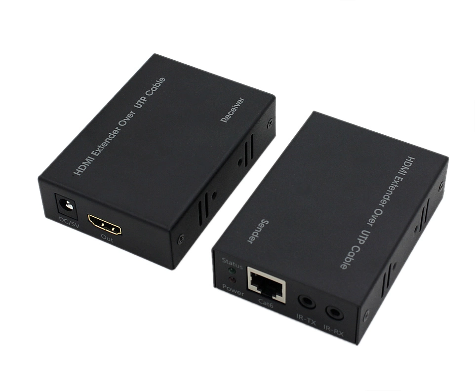 60m HDMI Extender Over Single Cat5e/6 Cable with EDID, IR