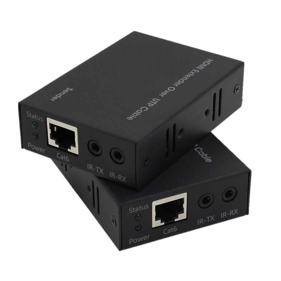 60m HDMI Extender Over Single Cat5e/6 Cable with EDID, IR