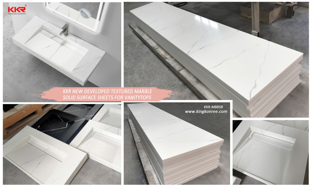 Customize Popular Artificial Pure White Calacatta Quartzite Slabs Quartz Stone for Countertops Vanity-Tops