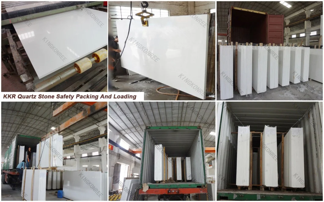 Artificial Marble Carrara White Stone Sheet Quartz