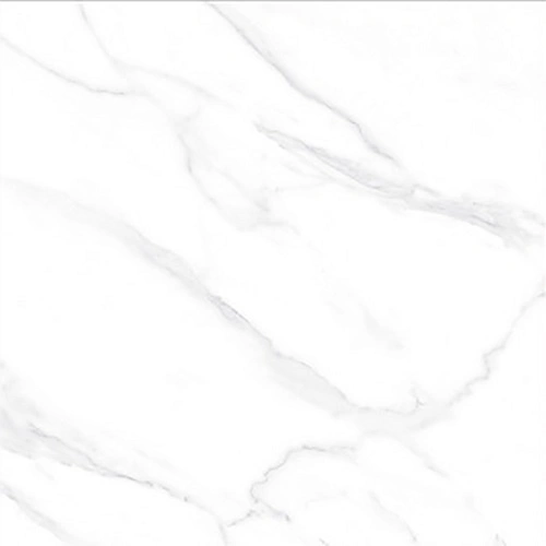 Full Body Carrara White Marble Stone Look Full Glazed Polished Tile for Wall and Floor