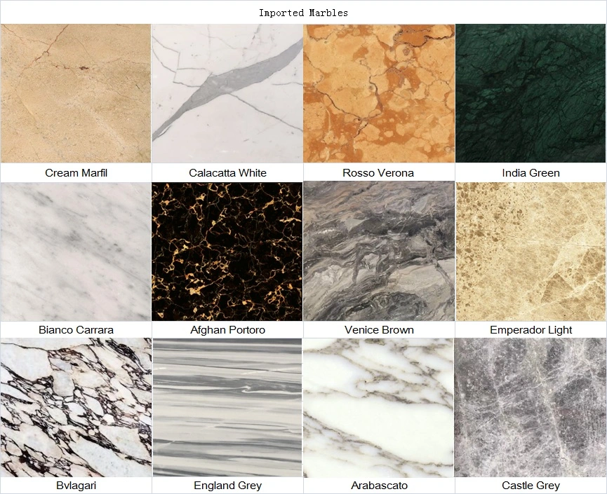 Natural Stone polished/honed/antique/Sandblasted statuario marble countertops for interiors/indoor decoration