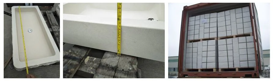 Hot sale Natural Stone Bianco Carrara Marble rectangle Bathtub for Home Hotel Bathroom