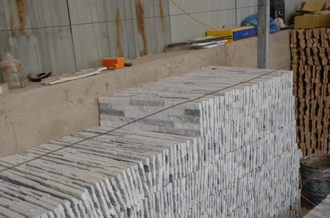 Cloudy Grey Quartz Wall Stone Panel/Ledger Stone/Stone Wall Cladding Ledgestone