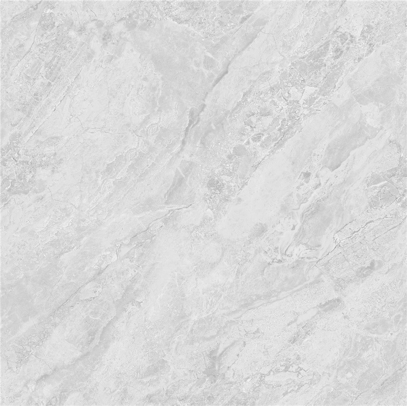 80X80cm Linked Vein Carrara White Marble Looking Porcelain Tile Ceramic for Floor and Wall