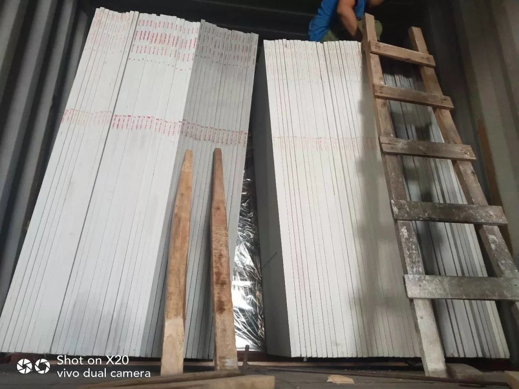 Artificial Stone White Gold Veins Black Stone Quartz Slab.