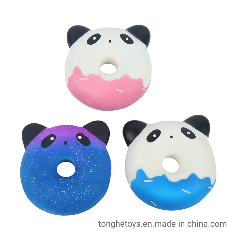 Wholesale Design Licensed Stress Reliever Panda Toys Kawaii Slow Rising Squishy PU Foam Panda Toys