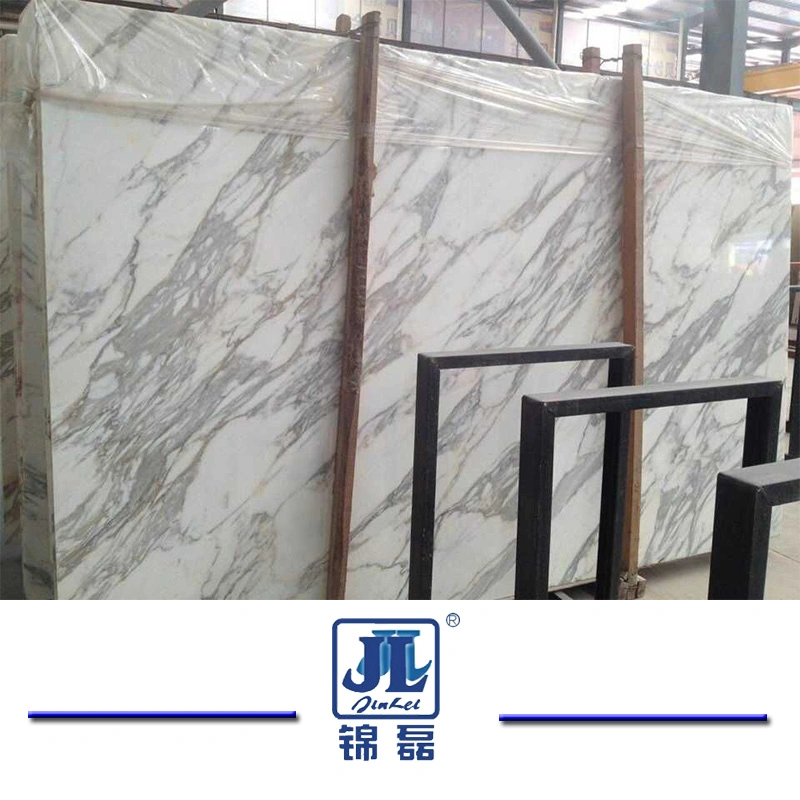 Calacatta Polished White Marble Stone for Countertops/Engineered/Vanitytops/Hotel Design