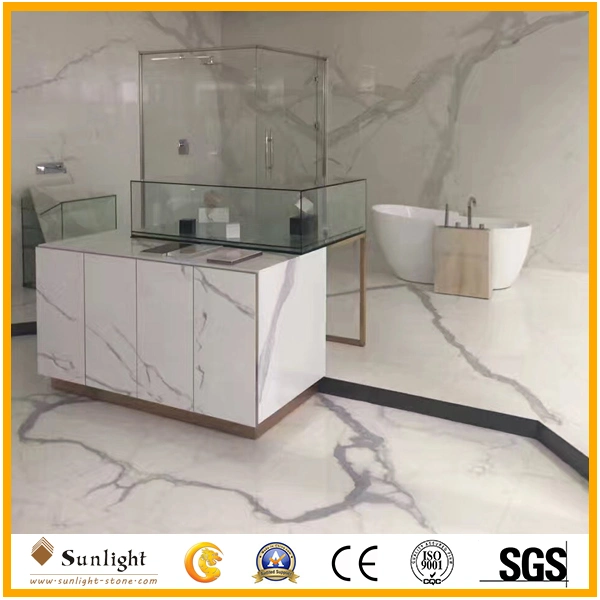 Popular Natural Italy White Arabescato Cervaiole Marble Kitchen Dining Room Countertops