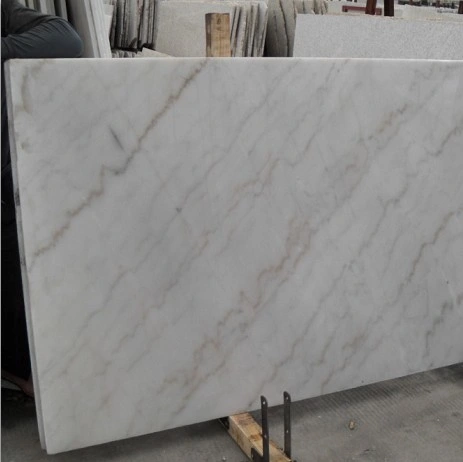 High Polished White Marble Slab, Chinese Guangxi White Marble