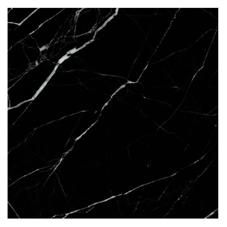 Newstar Stone Grade a Nero Marqiua Black Marble Slab Tile Cut-to-Size Lobby Kitchen Bathroom Custom Black Marble for Projects