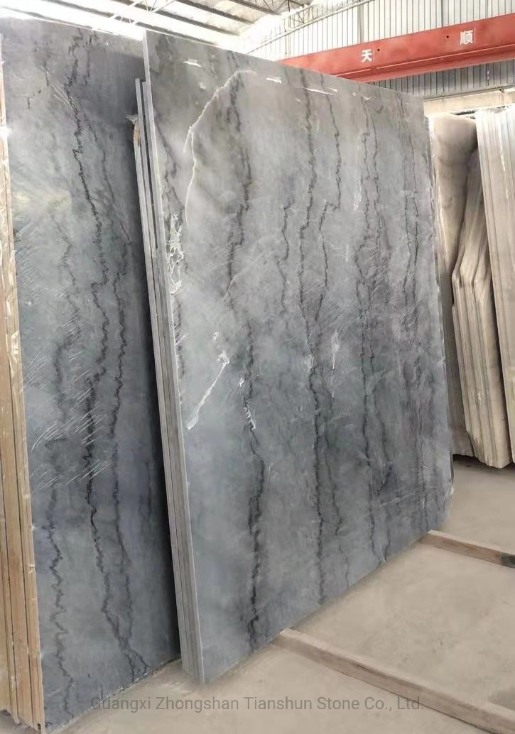 Black Carrara Marble Slab Polishing