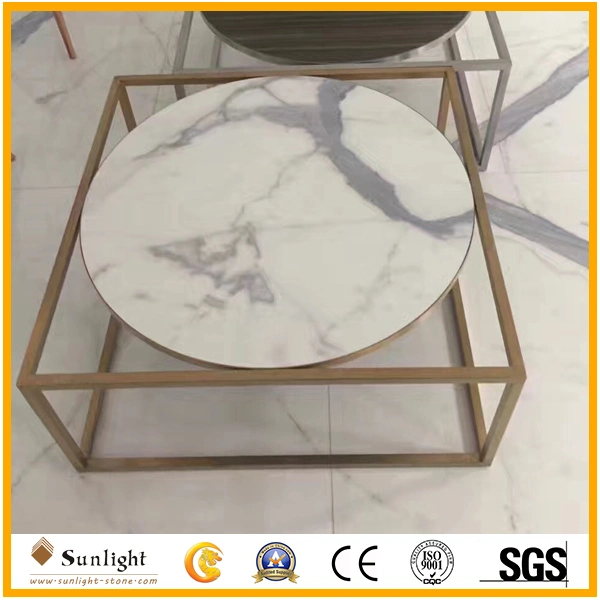 Popular Natural Italy White Arabescato Cervaiole Marble Kitchen Dining Room Countertops