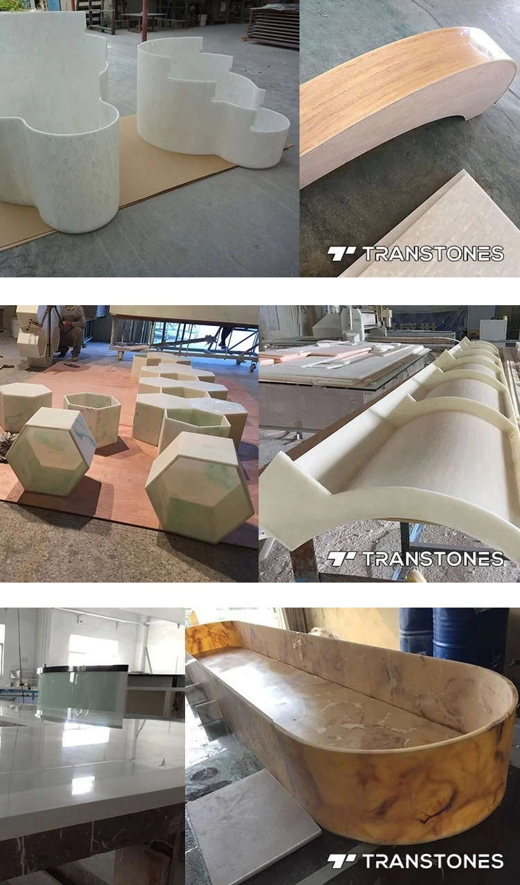 Customized Polished Onyx Stone Translucent Continuous Veins Alabaster Wall Panel