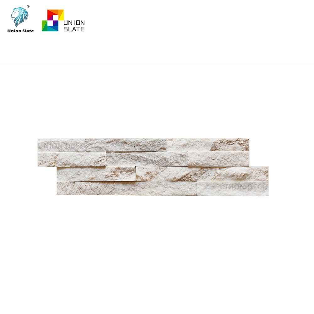 Wall Decoration Royal White Sliver Snow Quartzite Ledger Panels