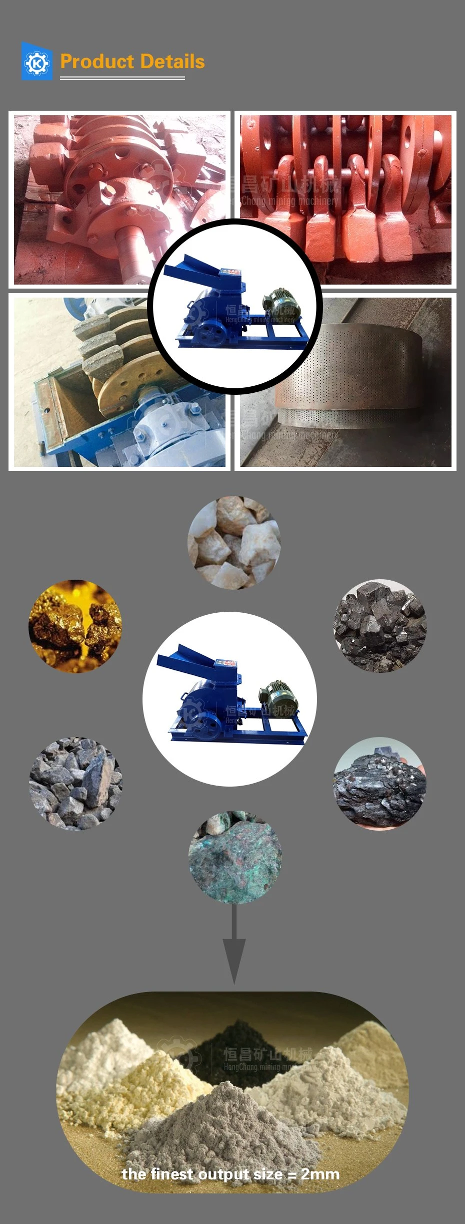 Most Economical Stone Processing Machinery Gold Recovery Stone Crusher Plant 300 * 500