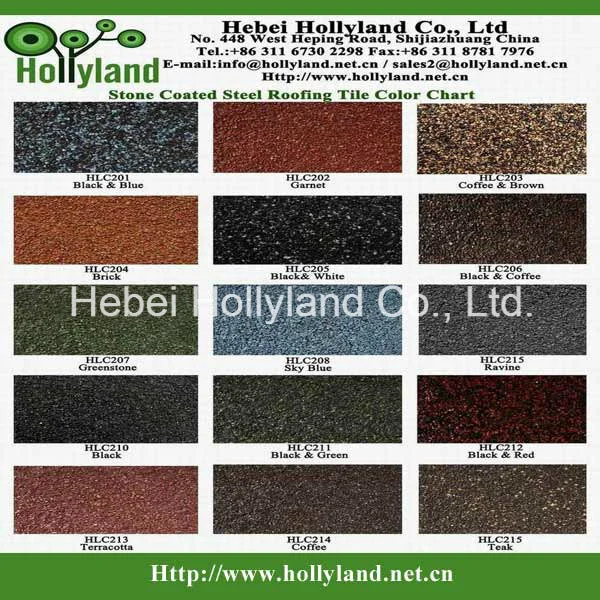 Wooden Type Stone Coated Corrugated Metal Roofing Sheet Tiles Colorful Stone Coated Metal Roofing Tiles